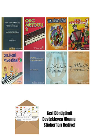 Nail Yavuzoğlu 8 Kitap Seti + Okuma Sticker'ları