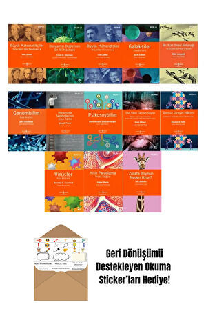 Genombilim - Yitik Paradigma 13 Kitap Set + Okuma Sticker'ları
