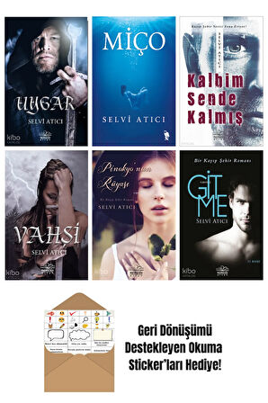 Selvi Atıcı 6 Kitap Seti + Okuma Sticker'ları