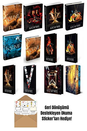 Ceren Melek 12 Kitap Seti + Okuma Sticker'ları