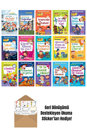 Dan Gutman 15 Kitap Seti + Okuma Sticker'ları