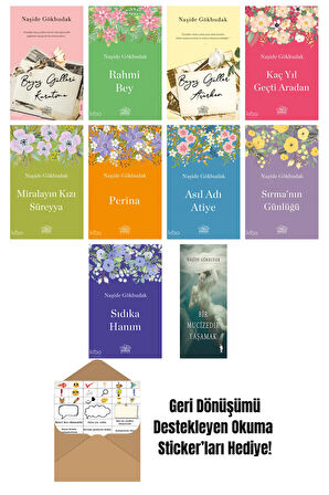 Naşide Gökbudak 10 Kitap Seti + Okuma Sticker'ları