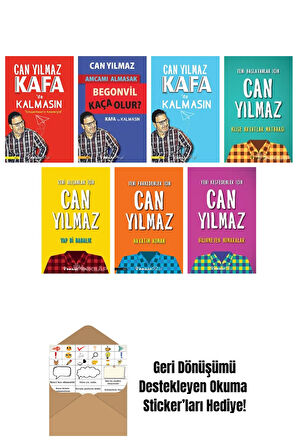 Can Yılmaz 7 Kitap Seti + Okuma Sticker'ları