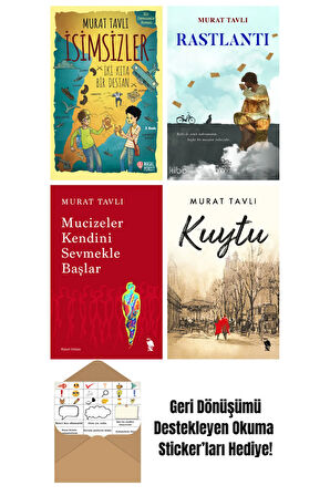 Murat Tavlı 4 Kitap Seti + Okuma Sticker'ları