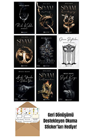 Beyza Aksoy 9 Kitap Seti + Okuma Sticker'ları