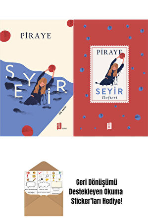 Piraye / Seyir ve Seyir Defteri 2 Kitap Set + Okuma Sticker'ları