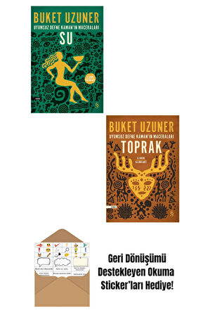 Uyumsuz Defne Kaman'ın Maceraları 1. Ve 2. Kitaplar Set + Okuma Sticker'ları