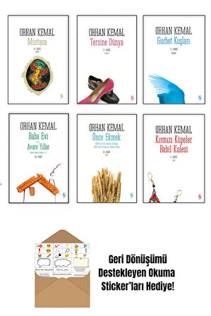 Orhan Kemal 6 Kitap Set + Okuma Sticker'ları
