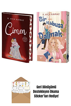 Çimen + Bir Kabusa Dalmak 2 Kitap Set + Okuma Sticker'ları