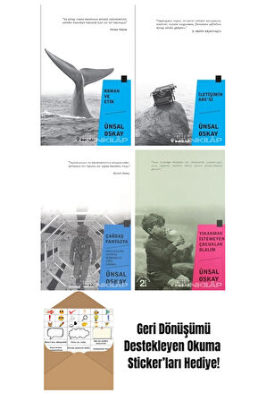 Ünsal Oskay 4 Kitap Seti + Okuma Sticker'ları