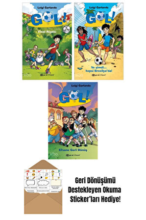 Luigi Garlando 3 Kitap Seti + Okuma Sticker'ları