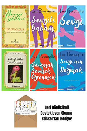 Leo Buscaglia 6 Kitap Seti + Okuma Sticker'ları
