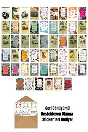 Refik Halid Karay 51 Kitap Seti + Okuma Sticker'ları