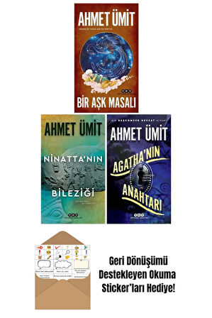 Ahmet Ümit 3 Kitap Set + Okuma Sticker'ları
