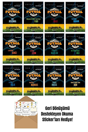Joachim Masannek 12 Kitap Seti + Okuma Sticker'ları