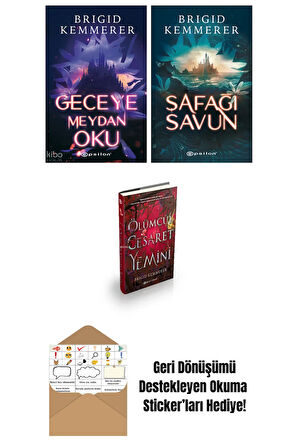 Brigid Kemmerer 3 Kitap Seti + Okuma Sticker'ları
