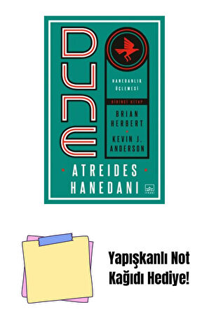 Dune: Atreides Hanedanı – Hanedanlık Üçlemesi Birinci Kitap + Yapışkanlı Not Kağıdı