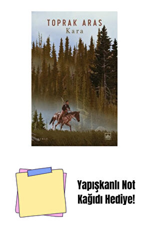 Kara + Yapışkanlı Not Kağıdı
