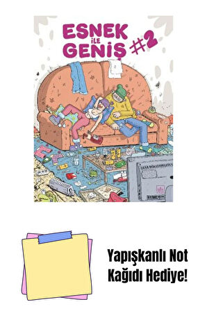 Esnek ile Geniş 2 + Yapışkanlı Not Kağıdı