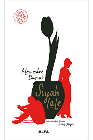 Siyah Lale + Yapışkanlı Not Kağıdı