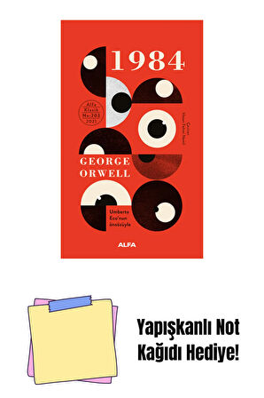 1984 + Yapışkanlı Not Kağıdı