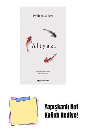 Altyazı + Yapışkanlı Not Kağıdı