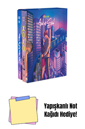 Aşk & Seul Serisi Kutulu Set + Yapışkanlı Not Kağıdı