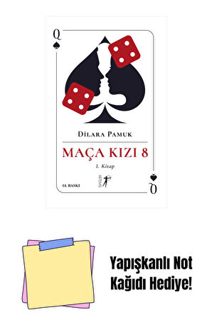 Maça Kızı 8 - 1. Kitap (Ciltli) + Yapışkanlı Not Kağıdı