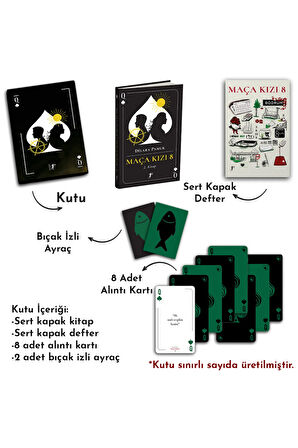 Maça Kızı 8 - 2. Kitap (Ciltli - Kutulu Set) + Yapışkanlı Not Kağıdı