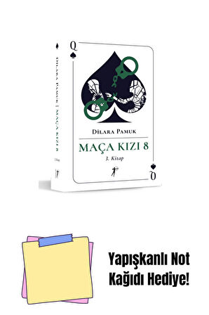 Maça Kızı 8 - 3. Kitap + Yapışkanlı Not Kağıdı