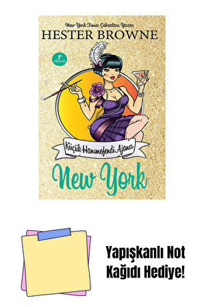 New York + Yapışkanlı Not Kağıdı