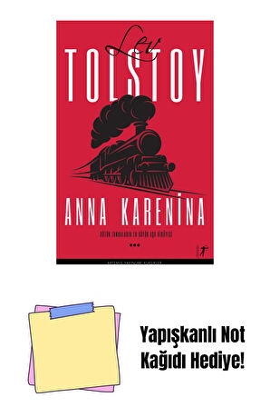 Anna Karenina + Yapışkanlı Not Kağıdı