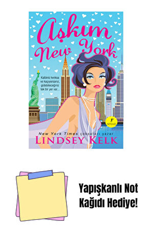 Aşkım New York + Yapışkanlı Not Kağıdı