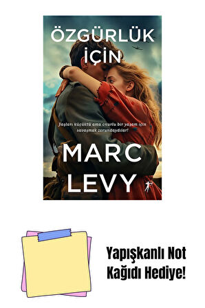 Özgürlük İçin + Yapışkanlı Not Kağıdı