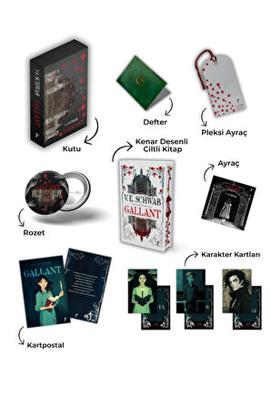 Gallant Özel Kutulu Set (Ciltli) + Yapışkanlı Not Kağıdı
