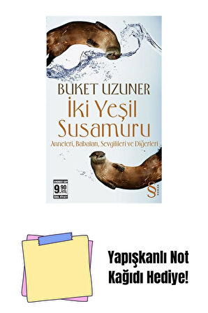 İki Yeşil Susamuru (Cep Boy) + Yapışkanlı Not Kağıdı