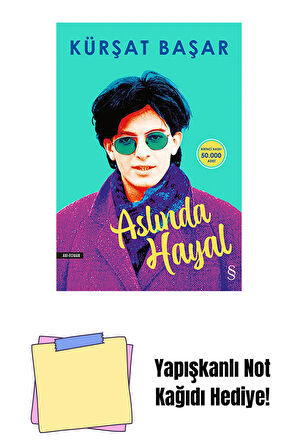 Aslında Hayal + Yapışkanlı Not Kağıdı