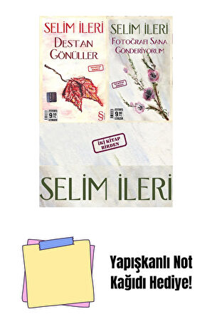 Destan Gönüller & Fotoğrafı Sana Gönderiyorum (Cep Boy) + Yapışkanlı Not Kağıdı