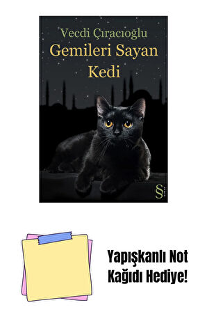 Gemileri Sayan Kedi + Yapışkanlı Not Kağıdı