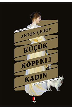 Küçük Köpekli Kadın + Yapışkanlı Not Kağıdı
