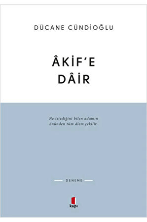 Âkif'e Dâir + Yapışkanlı Not Kağıdı