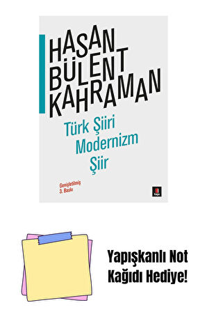 Türk Şiiri Modernizm Şiir + Yapışkanlı Not Kağıdı