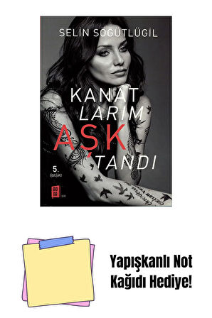 Kanatlarım Aşktandı + Yapışkanlı Not Kağıdı