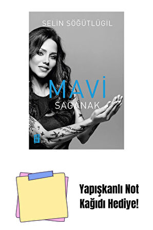 Mavi Sağanak + Yapışkanlı Not Kağıdı