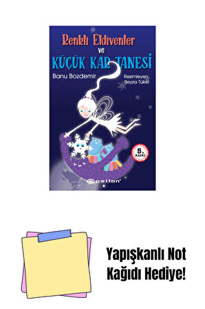 Renkli Eldivenler ve Küçük Kar Tanesi + Yapışkanlı Not Kağıdı