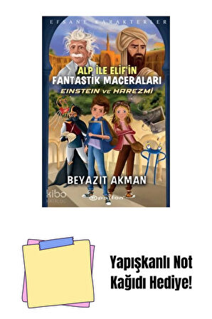 Efsane Karakterler - Einstein ve Harezmi + Yapışkanlı Not Kağıdı