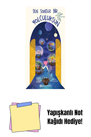 Sen Sonsuz Bir Yolculuksun + Yapışkanlı Not Kağıdı