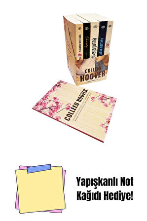 Colleen Hoover 5 Kitap Set + Yapışkanlı Not Kağıdı