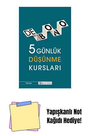 Beş Günlük Düşünme Kursları + Yapışkanlı Not Kağıdı