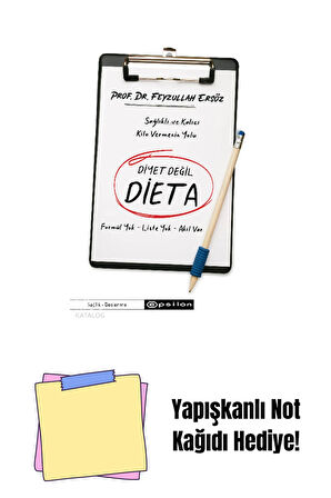 Diyet Değil Dieta + Yapışkanlı Not Kağıdı